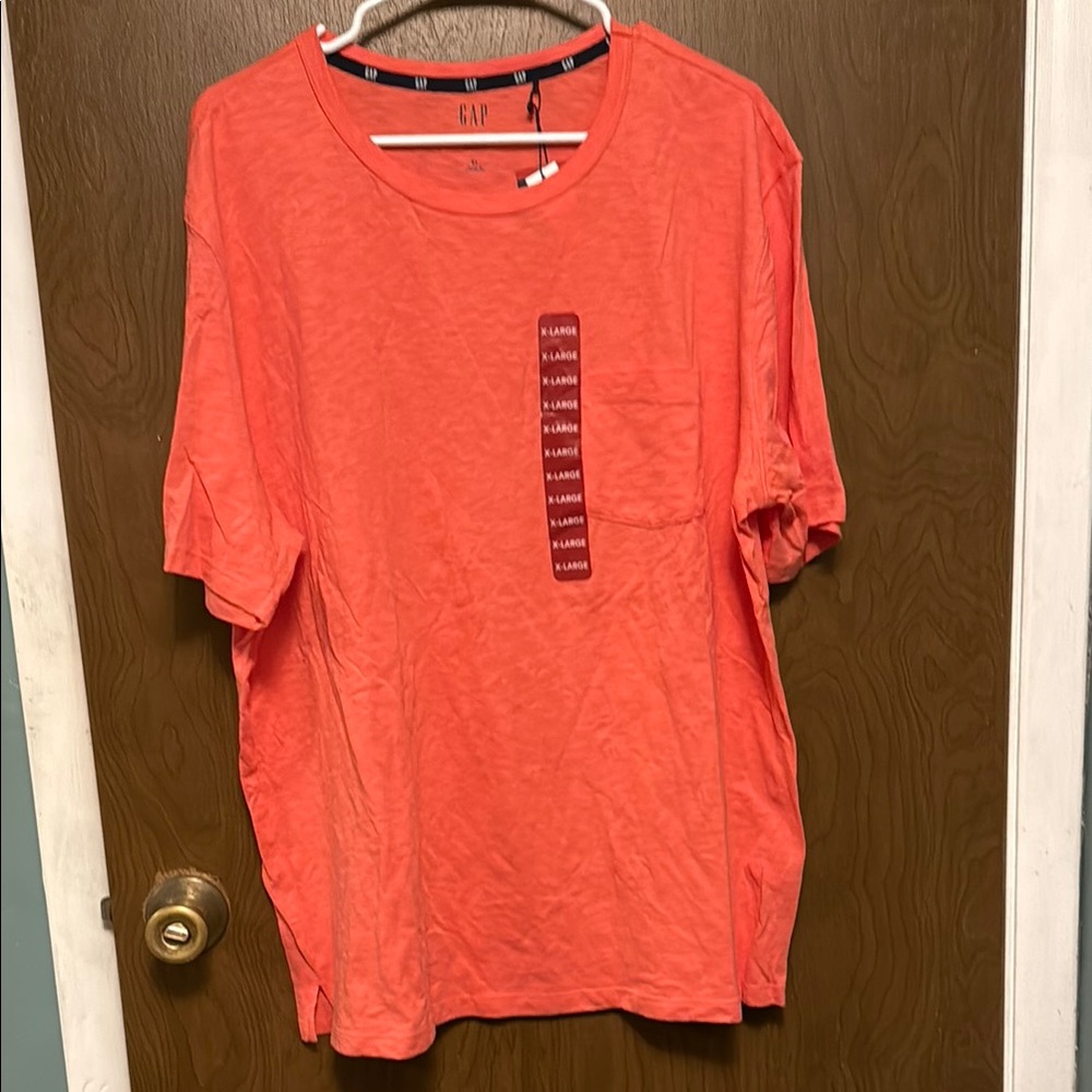 NWT GAP Orange Short Sleeve Tee size XL